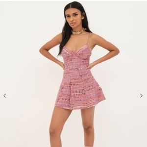 For Love and Lemons Dionne Mini Dress
